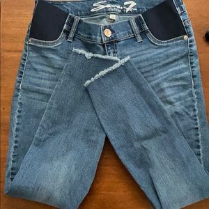 Seven7 Insert Panel Maternity Jeans